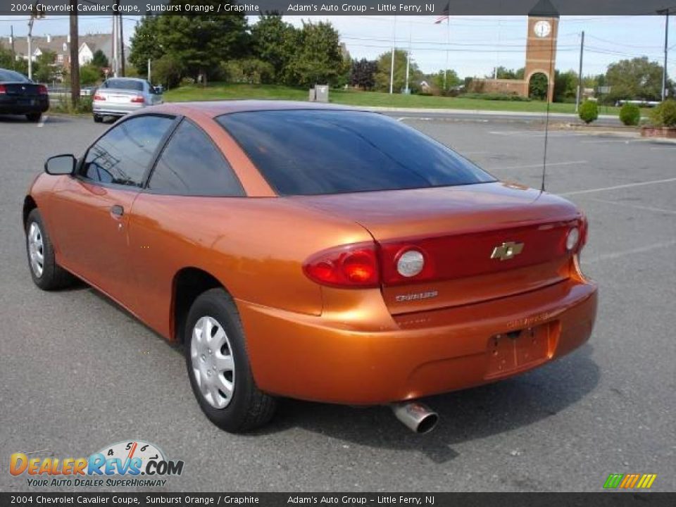 2004 Chevrolet Cavalier Coupe Sunburst Orange / Graphite Photo #3