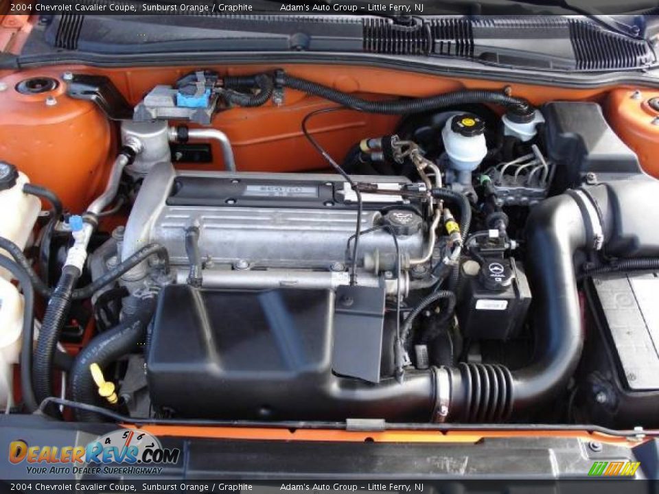 2004 Chevrolet Cavalier Coupe Sunburst Orange / Graphite Photo #15