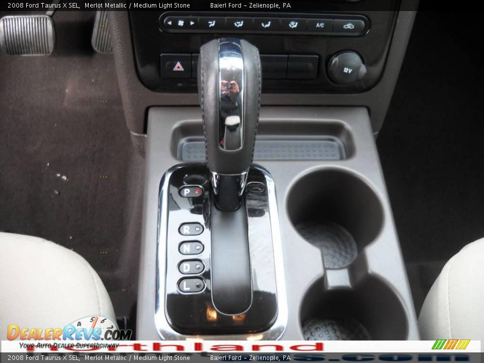 2008 Ford Taurus X SEL Merlot Metallic / Medium Light Stone Photo #18