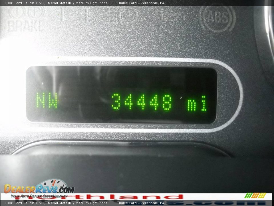 2008 Ford Taurus X SEL Merlot Metallic / Medium Light Stone Photo #20