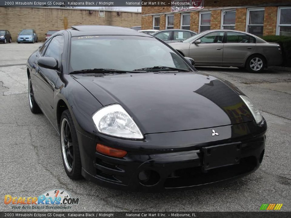 2003 Mitsubishi Eclipse GS Coupe Kalapana Black / Midnight Photo #3