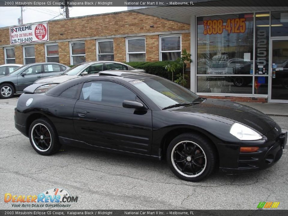 2003 Mitsubishi Eclipse GS Coupe Kalapana Black / Midnight Photo #4