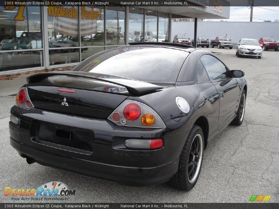 2003 Mitsubishi Eclipse GS Coupe Kalapana Black / Midnight Photo #5