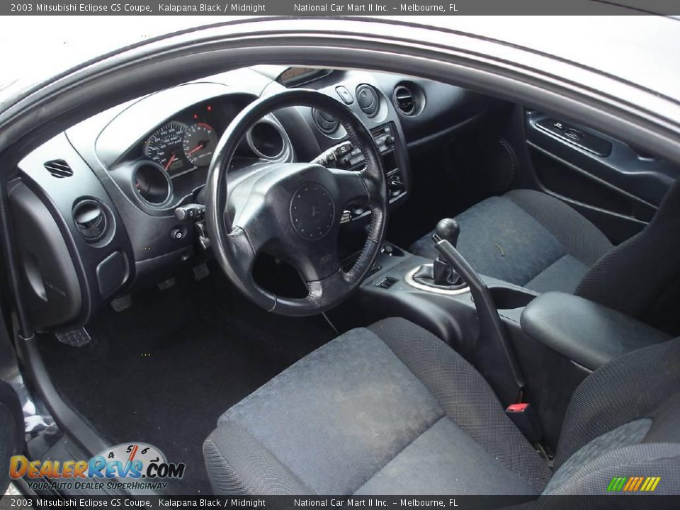 2003 Mitsubishi Eclipse GS Coupe Kalapana Black / Midnight Photo #7