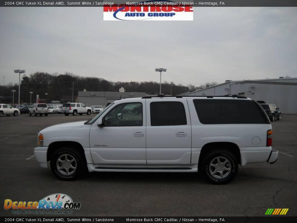 2004 GMC Yukon XL Denali AWD Summit White / Sandstone Photo #4