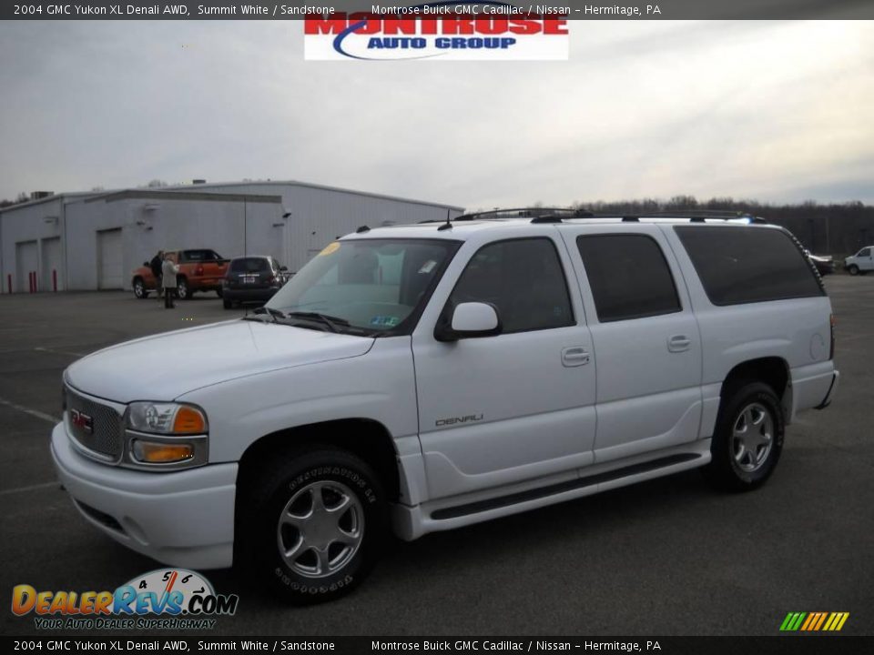 2004 GMC Yukon XL Denali AWD Summit White / Sandstone Photo #16