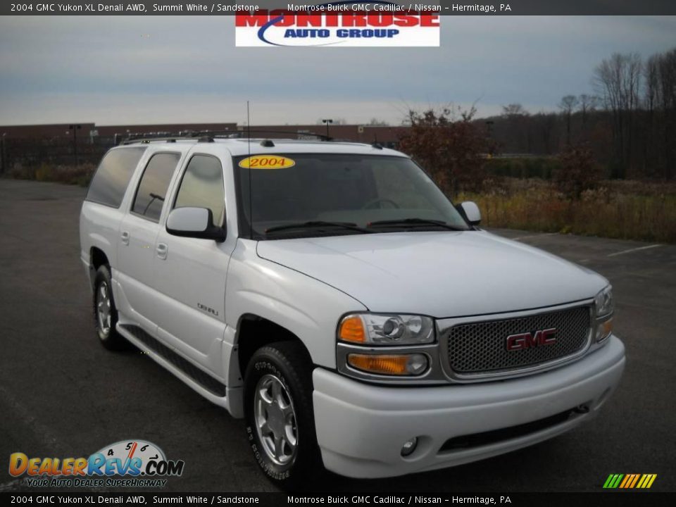 2004 GMC Yukon XL Denali AWD Summit White / Sandstone Photo #19