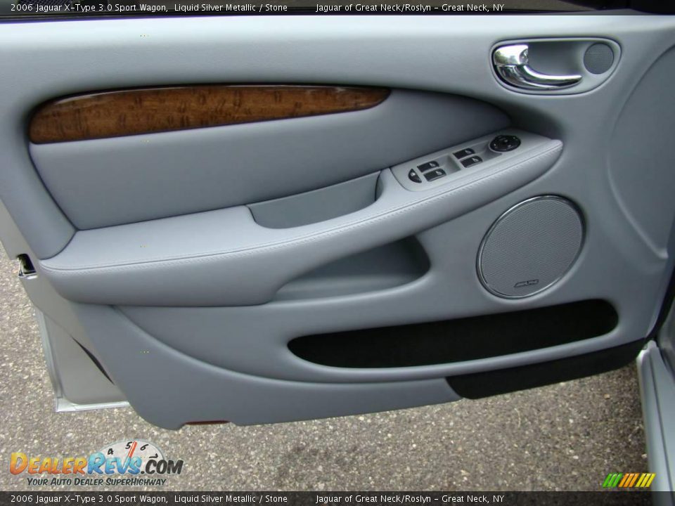 2006 Jaguar X-Type 3.0 Sport Wagon Liquid Silver Metallic / Stone Photo #9
