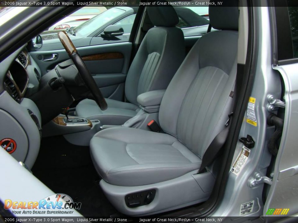 2006 Jaguar X-Type 3.0 Sport Wagon Liquid Silver Metallic / Stone Photo #10