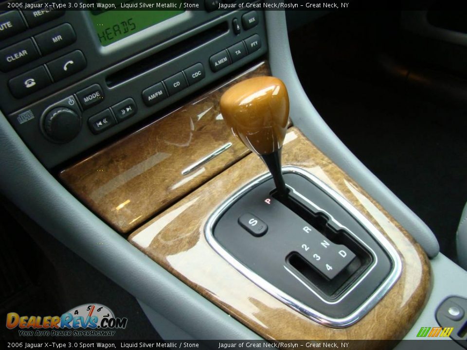 2006 Jaguar X-Type 3.0 Sport Wagon Liquid Silver Metallic / Stone Photo #16