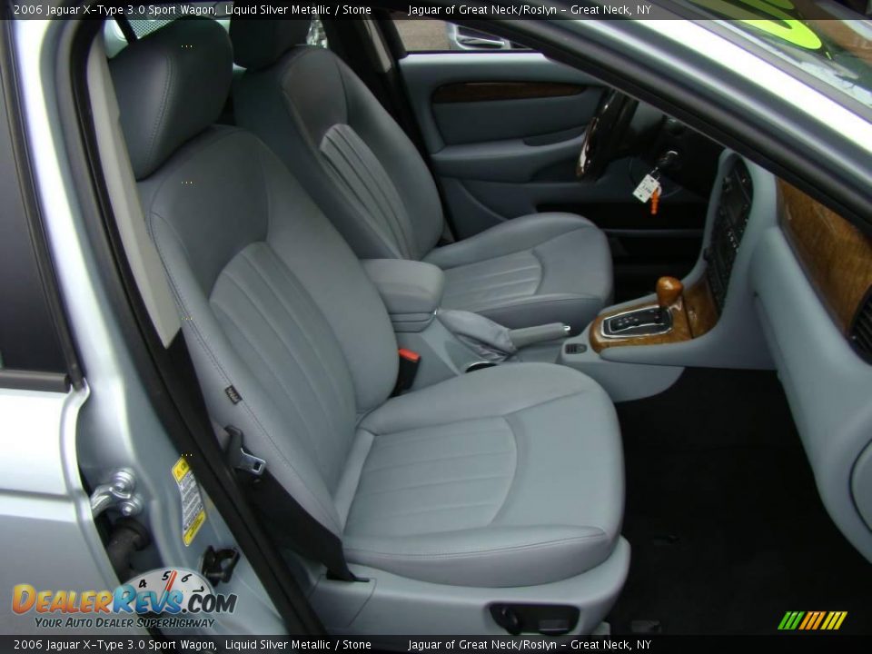 2006 Jaguar X-Type 3.0 Sport Wagon Liquid Silver Metallic / Stone Photo #18