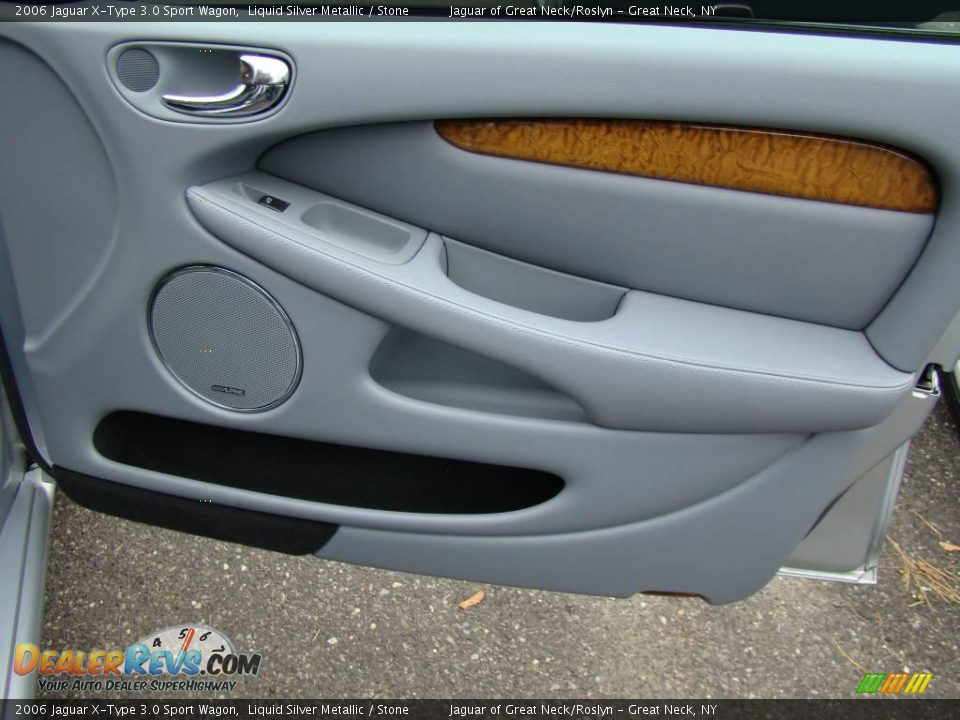 2006 Jaguar X-Type 3.0 Sport Wagon Liquid Silver Metallic / Stone Photo #19