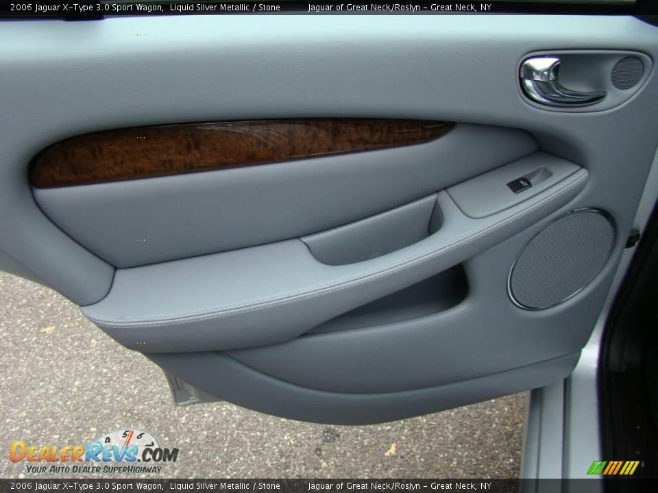 2006 Jaguar X-Type 3.0 Sport Wagon Liquid Silver Metallic / Stone Photo #20
