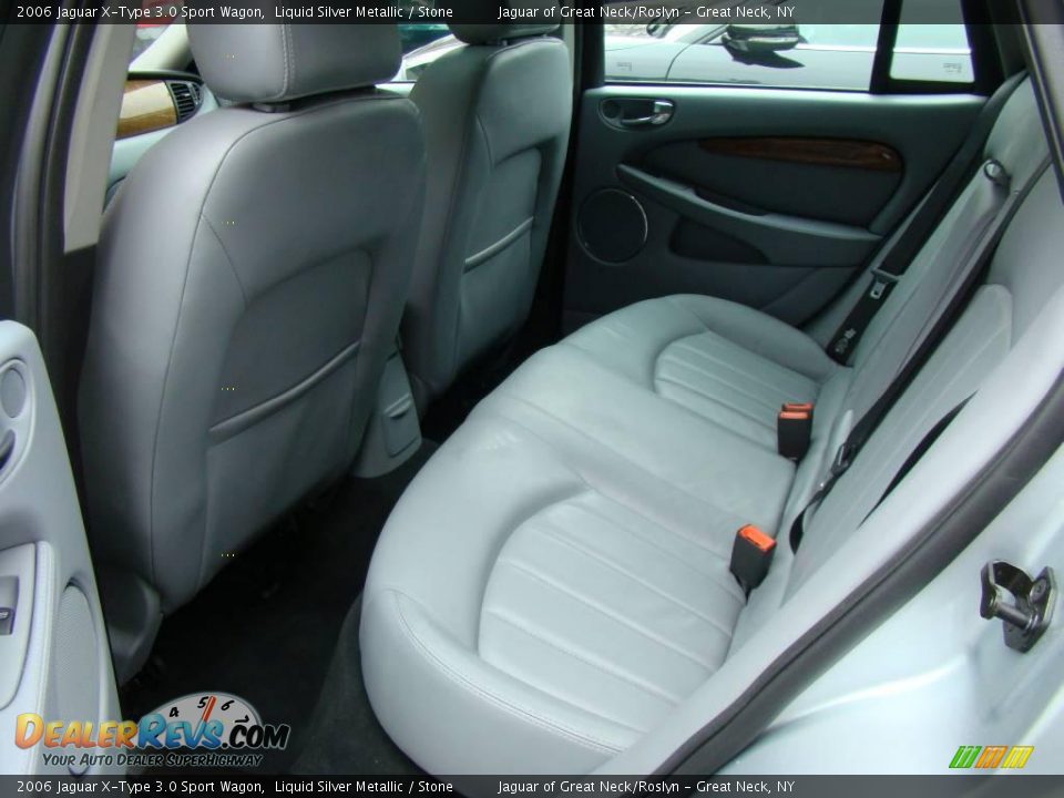 2006 Jaguar X-Type 3.0 Sport Wagon Liquid Silver Metallic / Stone Photo #21