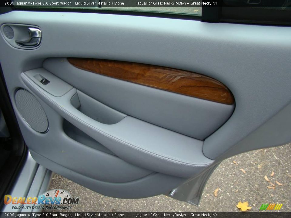 2006 Jaguar X-Type 3.0 Sport Wagon Liquid Silver Metallic / Stone Photo #23