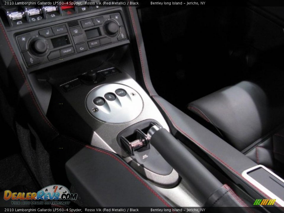 2010 Lamborghini Gallardo LP560-4 Spyder Rosso Vik (Red Metallic) / Black Photo #10