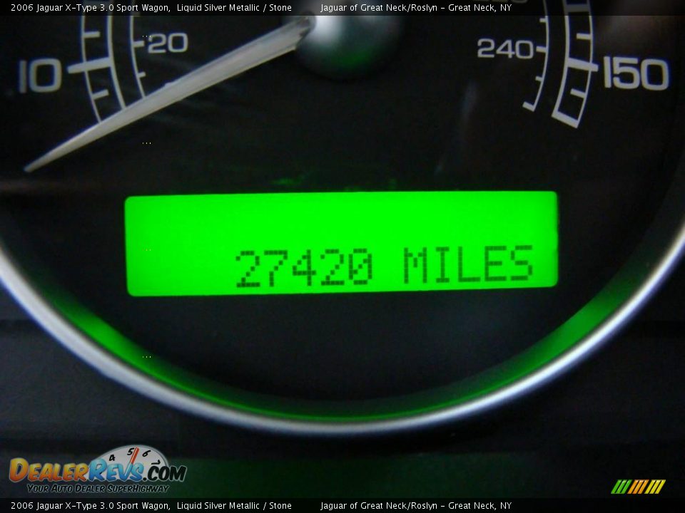 2006 Jaguar X-Type 3.0 Sport Wagon Liquid Silver Metallic / Stone Photo #27