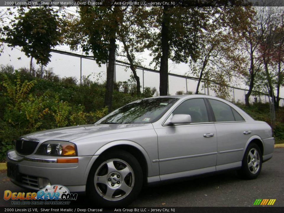 2000 Lincoln LS V8 Silver Frost Metallic / Deep Charcoal Photo #1