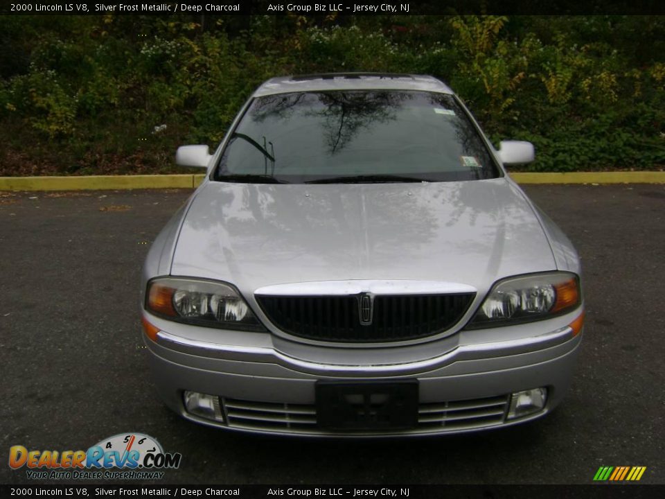 2000 Lincoln LS V8 Silver Frost Metallic / Deep Charcoal Photo #4