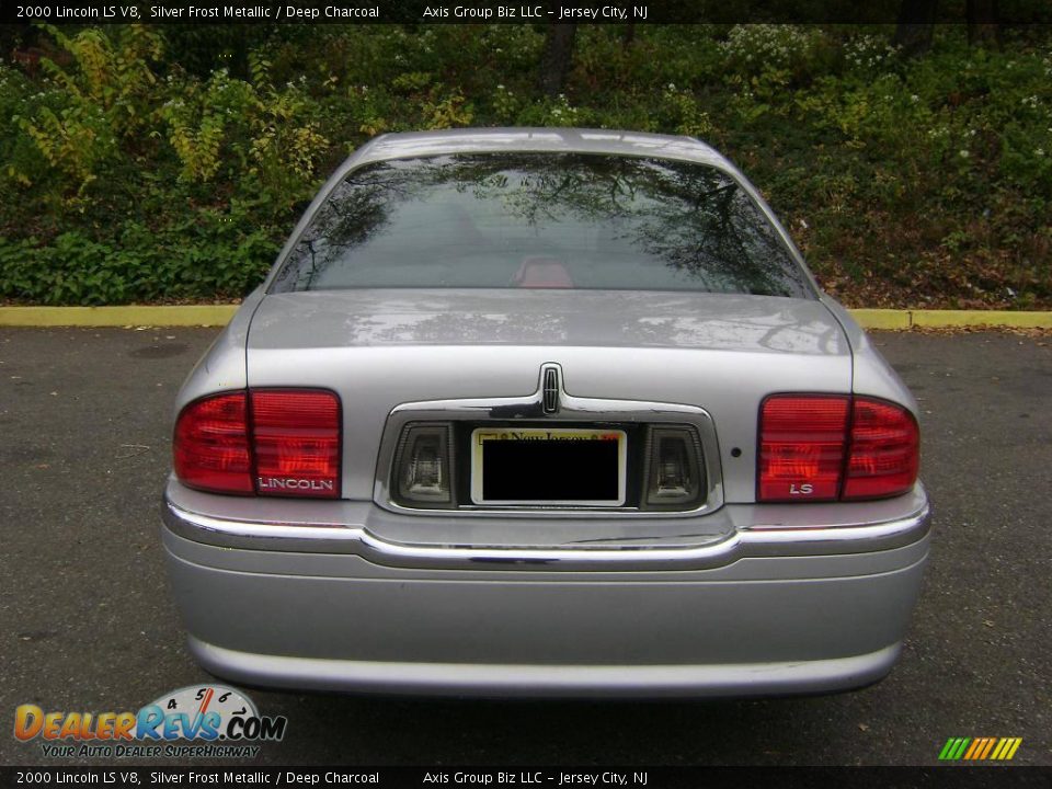 2000 Lincoln LS V8 Silver Frost Metallic / Deep Charcoal Photo #7