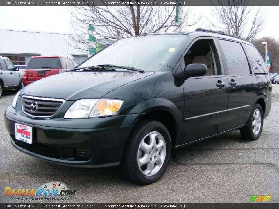 2000 Mazda MPV LX Rainforest Green Mica / Beige Photo #1