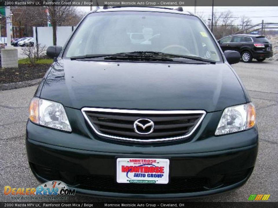 2000 Mazda MPV LX Rainforest Green Mica / Beige Photo #8