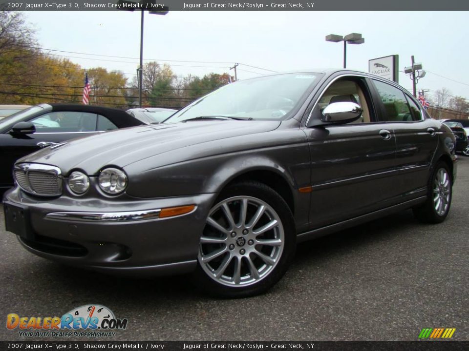 2007 Jaguar X-Type 3.0 Shadow Grey Metallic / Ivory Photo #1