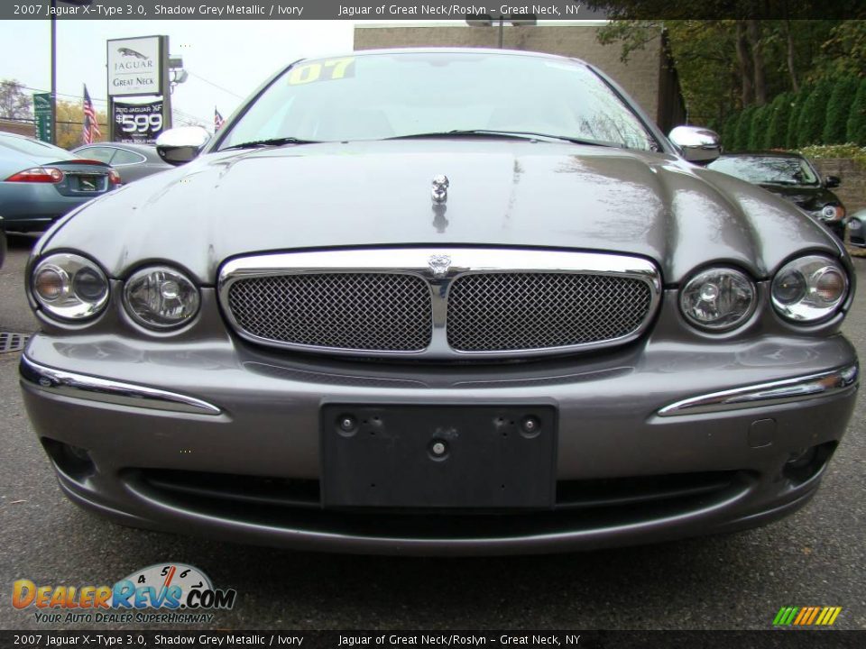 2007 Jaguar X-Type 3.0 Shadow Grey Metallic / Ivory Photo #2
