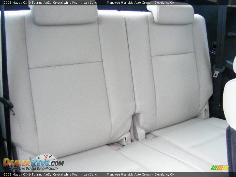2008 Mazda CX-9 Touring AWD Crystal White Pearl Mica / Sand Photo #13