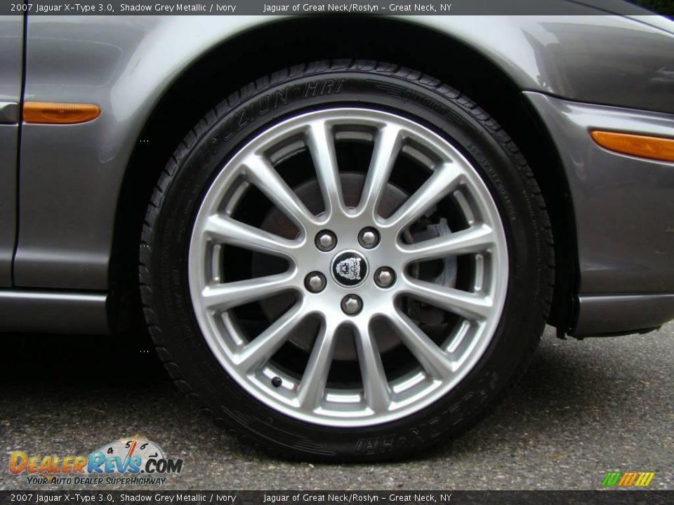 2007 Jaguar X-Type 3.0 Shadow Grey Metallic / Ivory Photo #8