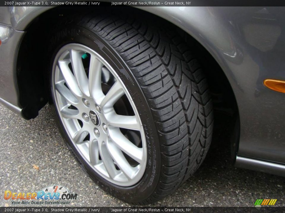 2007 Jaguar X-Type 3.0 Shadow Grey Metallic / Ivory Photo #9