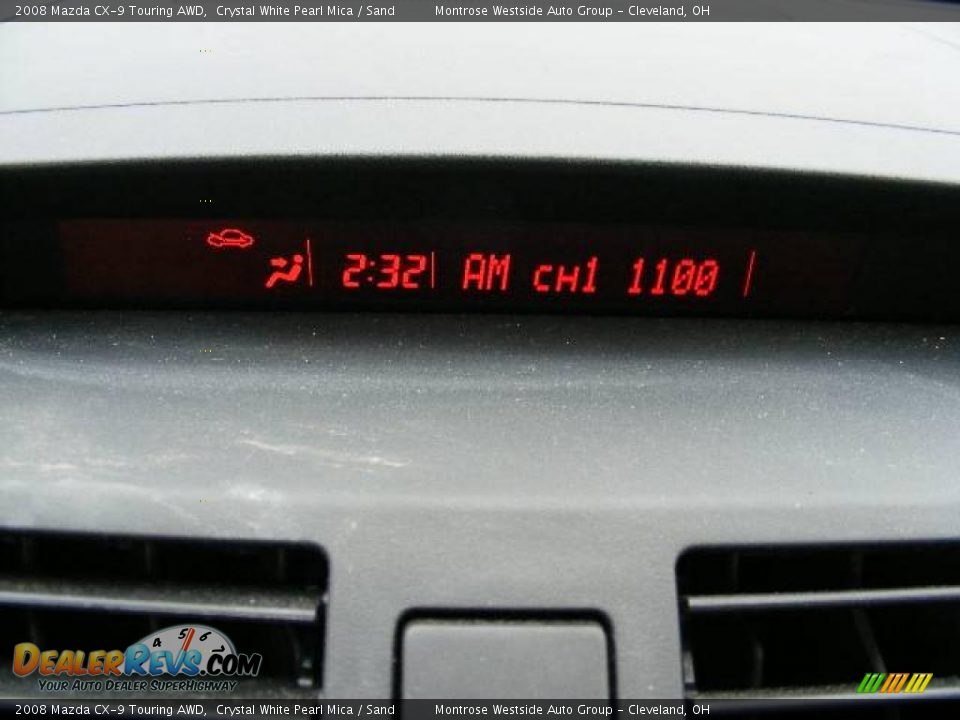2008 Mazda CX-9 Touring AWD Crystal White Pearl Mica / Sand Photo #22