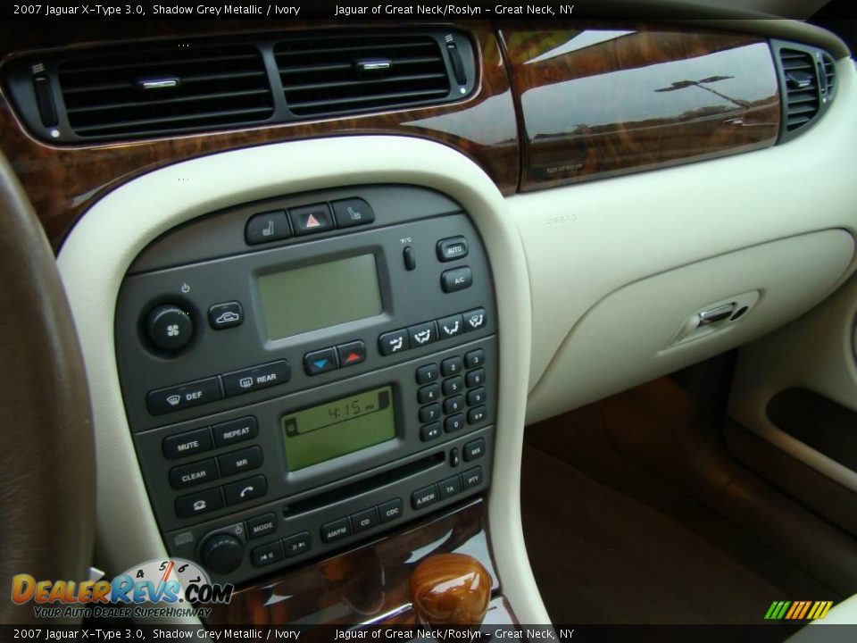 2007 Jaguar X-Type 3.0 Shadow Grey Metallic / Ivory Photo #15
