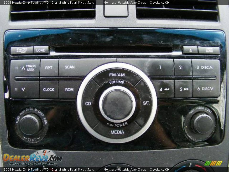 2008 Mazda CX-9 Touring AWD Crystal White Pearl Mica / Sand Photo #23
