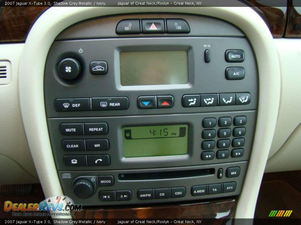 2007 Jaguar X-Type 3.0 Shadow Grey Metallic / Ivory Photo #16