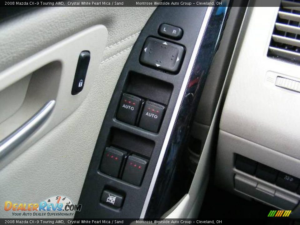 2008 Mazda CX-9 Touring AWD Crystal White Pearl Mica / Sand Photo #26