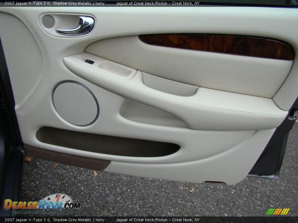 2007 Jaguar X-Type 3.0 Shadow Grey Metallic / Ivory Photo #20