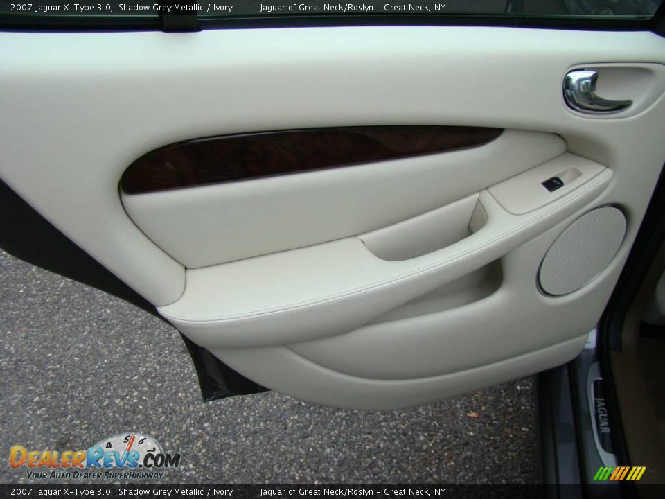2007 Jaguar X-Type 3.0 Shadow Grey Metallic / Ivory Photo #21