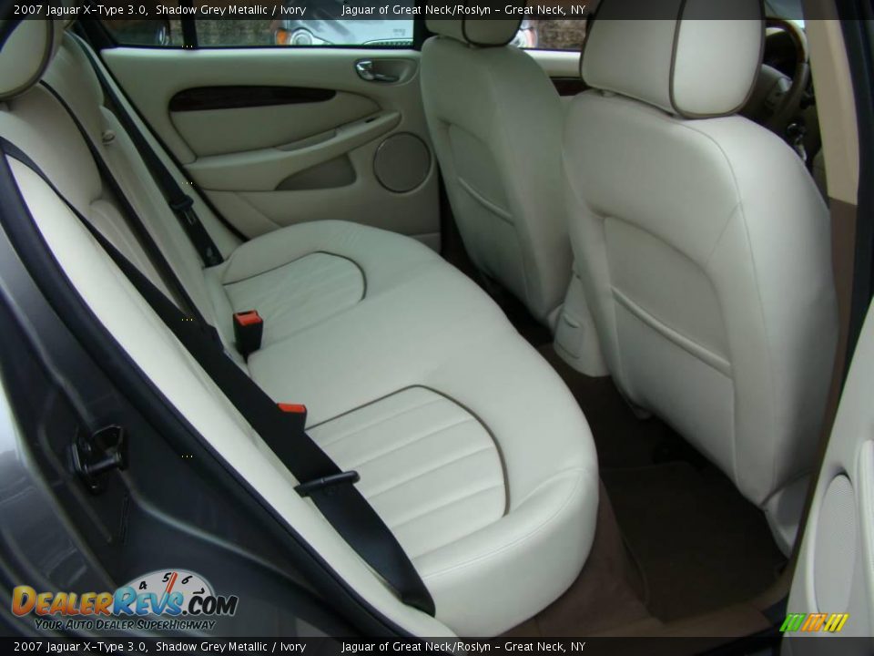 2007 Jaguar X-Type 3.0 Shadow Grey Metallic / Ivory Photo #22