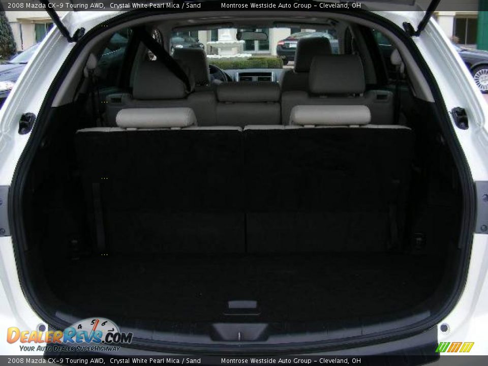 2008 Mazda CX-9 Touring AWD Crystal White Pearl Mica / Sand Photo #29