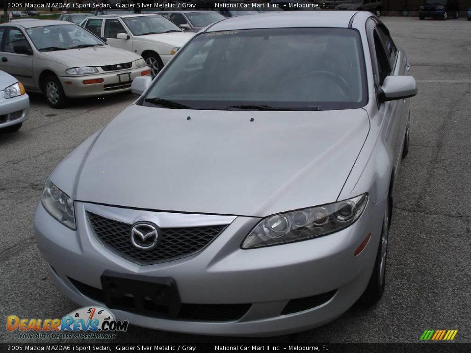 2005 Mazda MAZDA6 i Sport Sedan Glacier Silver Metallic / Gray Photo #2