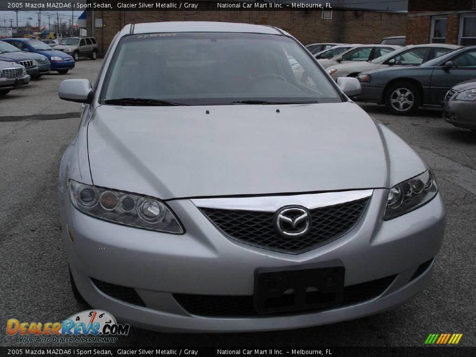 2005 Mazda MAZDA6 i Sport Sedan Glacier Silver Metallic / Gray Photo #3