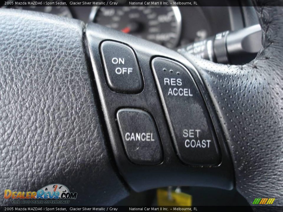 2005 Mazda MAZDA6 i Sport Sedan Glacier Silver Metallic / Gray Photo #19