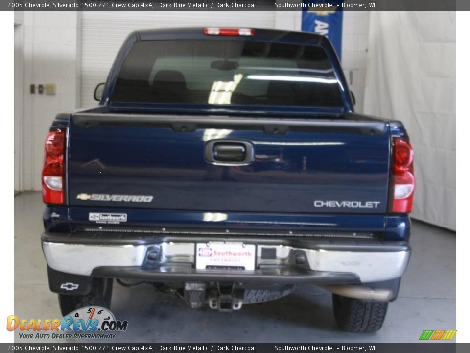 2005 Chevrolet Silverado 1500 Z71 Crew Cab 4x4 Dark Blue Metallic / Dark Charcoal Photo #3