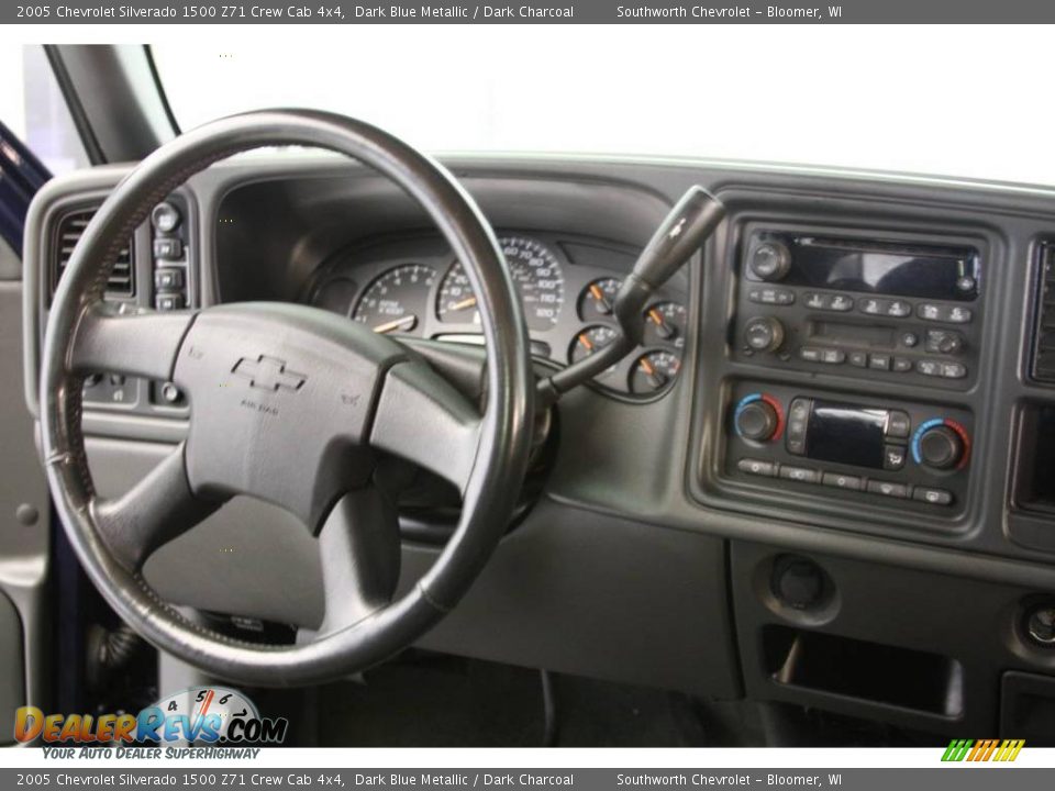 2005 Chevrolet Silverado 1500 Z71 Crew Cab 4x4 Dark Blue Metallic / Dark Charcoal Photo #6