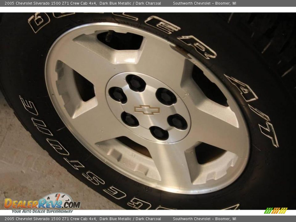 2005 Chevrolet Silverado 1500 Z71 Crew Cab 4x4 Dark Blue Metallic / Dark Charcoal Photo #8
