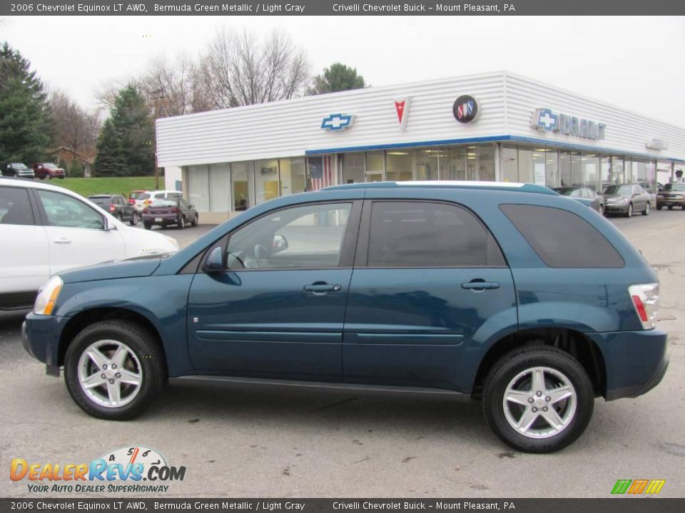2006 Chevrolet Equinox LT AWD Bermuda Green Metallic / Light Gray Photo #2