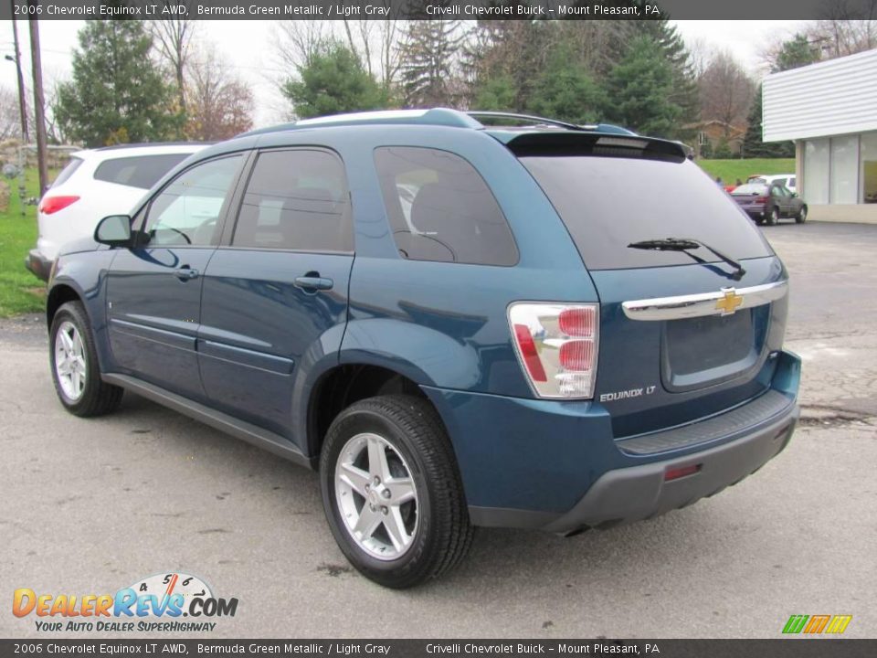 2006 Chevrolet Equinox LT AWD Bermuda Green Metallic / Light Gray Photo #3