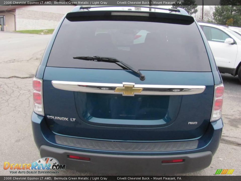 2006 Chevrolet Equinox LT AWD Bermuda Green Metallic / Light Gray Photo #4