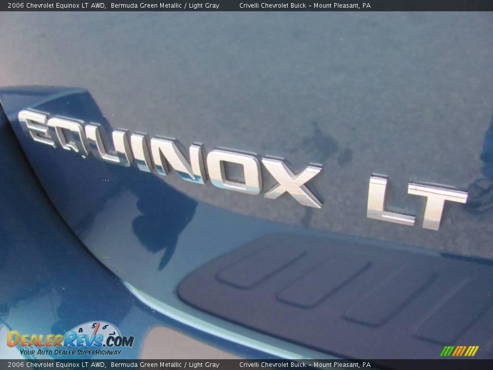 2006 Chevrolet Equinox LT AWD Bermuda Green Metallic / Light Gray Photo #5